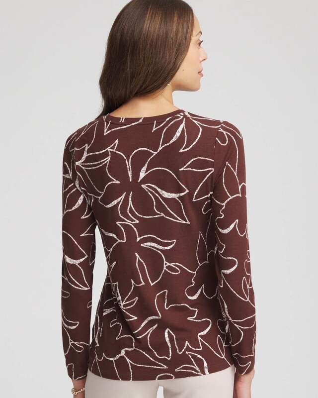 Floral Touch of Cool Layering Tee - image 3